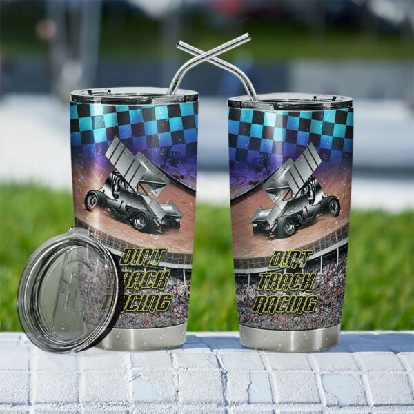 Gearhuman 3D Dirt Track Racing Tumbler ZZ0807215 Tumbler 
