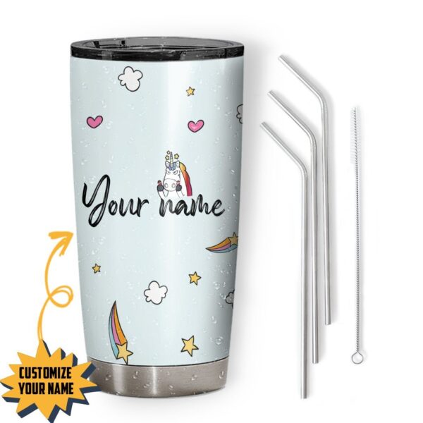 Gearhuman 3D Dont Ask A Stupid Question Custom Name Design Vacuum Insulated Tumbler GV11094 Tumbler