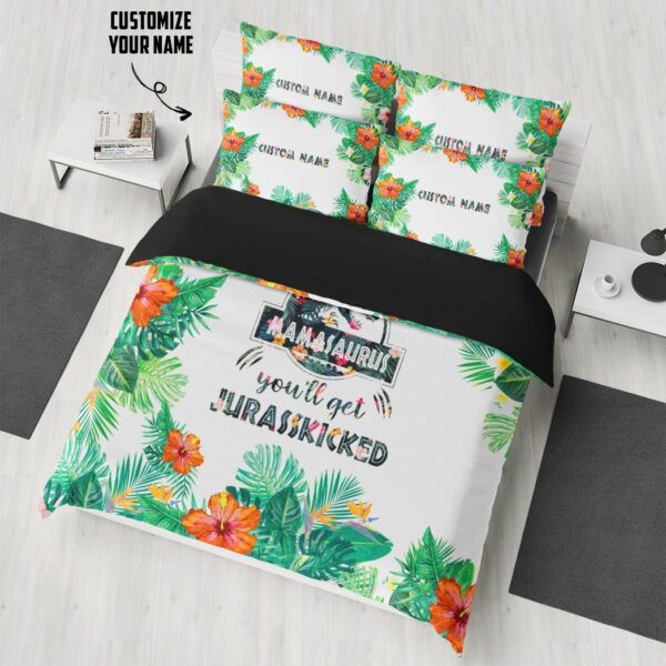Gearhuman 3D Dont Mess With Mamasaurus Custom Name Bedding Sets GB10037 Bedding Set