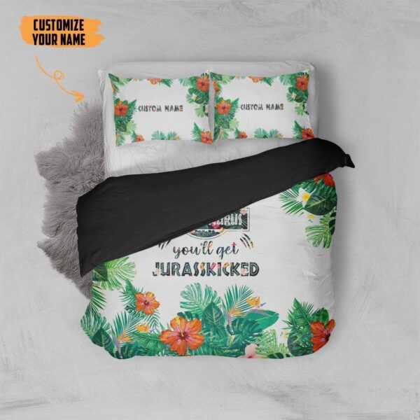 Gearhuman 3D Dont Mess With Mamasaurus Custom Name Bedding Sets GB10037 Bedding Set Twin 3PCS