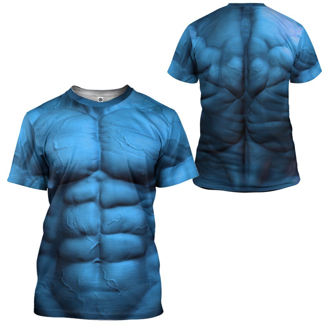 Gearhuman 3D Dr Manhattan Custom Tshirt Apparel GN28083 3D T-shirt
