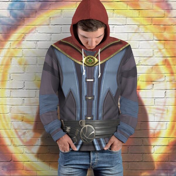 Gearhuman 3D Dr Strange Custom Hoodie Apparel GN21089 3D Custom Fleece Hoodies 