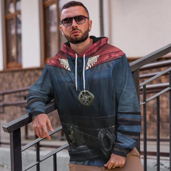 Gearhuman 3D Dr Strange Custom Hoodie Apparel GW11094 3D Custom Fleece Hoodies