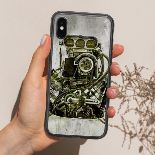 Gearhuman 3D Drag Racing Custom Phone Case GVC05115 Glass Phone Case
