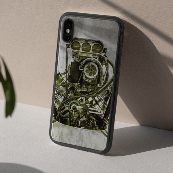 Gearhuman 3D Drag Racing Custom Phone Case GVC05115 Glass Phone Case