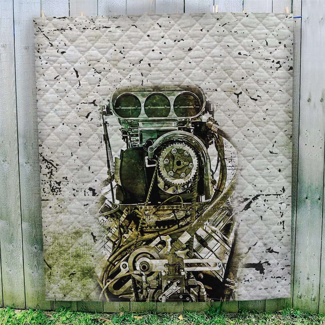 Gearhuman 3D Drag Racing Custom Quilt GV04112 Quilt