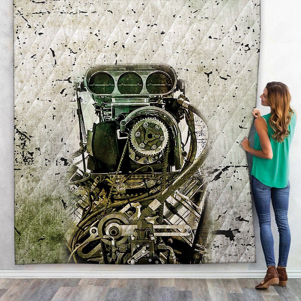 Gearhuman 3D Drag Racing Custom Quilt GV04112 Quilt Quilt Twins