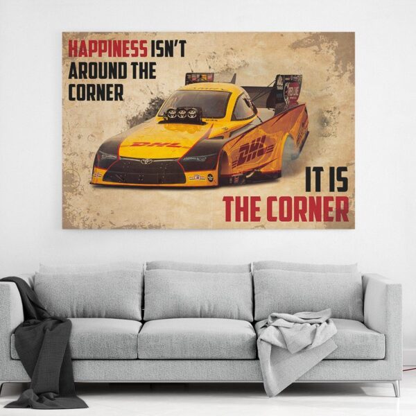 Gearhuman 3D Drag Racing Happiness Custom Canvas GB24122 Canvas 