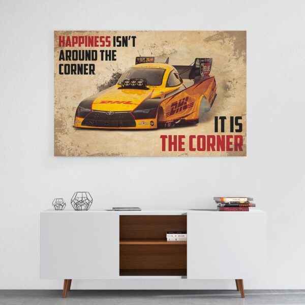 Gearhuman 3D Drag Racing Happiness Custom Canvas GB24122 Canvas 