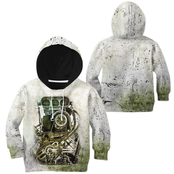 Gearhuman 3D Drag Racing Kids Custom Tshirt Hoodie Apparel GV051112 Kid 3D Apparel 