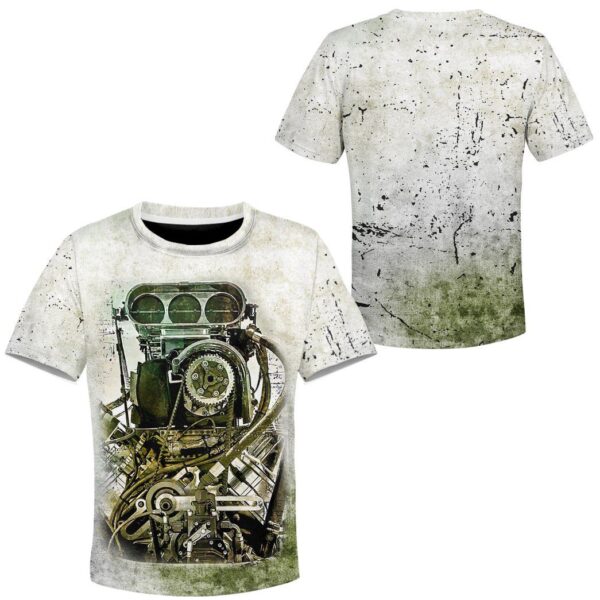 Gearhuman 3D Drag Racing Kids Custom Tshirt Hoodie Apparel GV051112 Kid 3D Apparel 