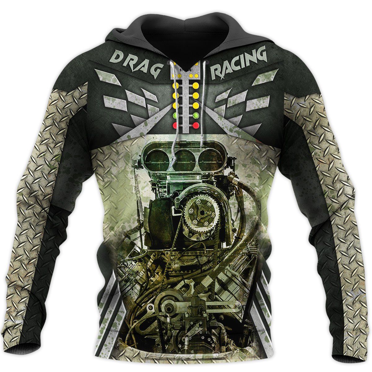 Gearhuman 3D Drag Racing Tshirt Hoodie Apparel ZL11111 3D Apparel