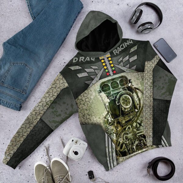 Gearhuman 3D Drag Racing Tshirt Hoodie Apparel ZL11111 3D Apparel