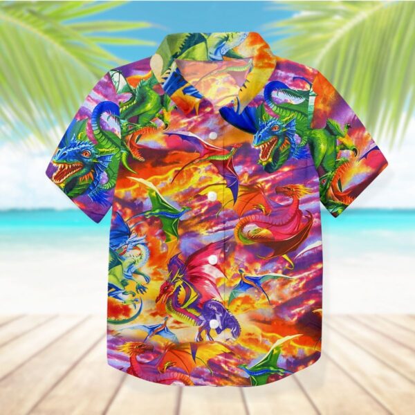 Gearhuman 3D Dragon Hawaii Shirt ZZ0507213 Short Sleeve Shirt 