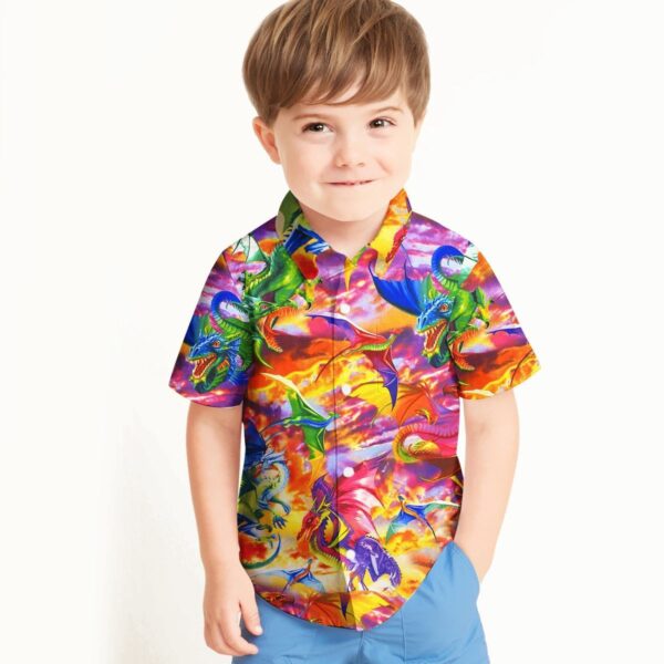 Gearhuman 3D Dragon Hawaii Shirt ZZ0507213 Short Sleeve Shirt 