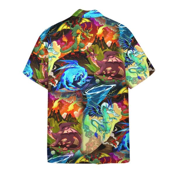 Gearhuman 3D Dragon Hawaii Shirt ZZ0507215 Short Sleeve Shirt 