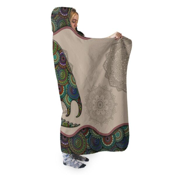 Gearhuman 3D Dragon Mandala Custom Hooded Blanket GW09125 Hooded Blanket