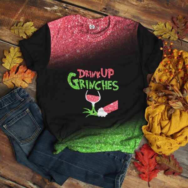 Gearhuman 3D Drink Up Grinches Custom Tshirt Apparel GW09102 3D T-shirt 