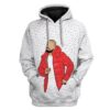 Gearhuman 3D Drizzy Drake OVO Owl Custom Hoodie Apparel GW270411 3D Custom Fleece Hoodies Hoodie S