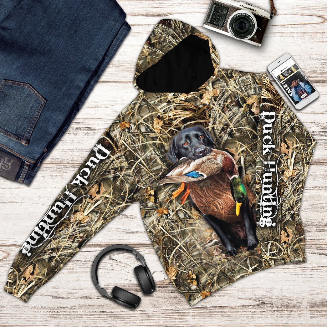 Gearhuman 3D Duck Hunting Custom Tshirt Hoodie Apparel GB18112 3D Apparel