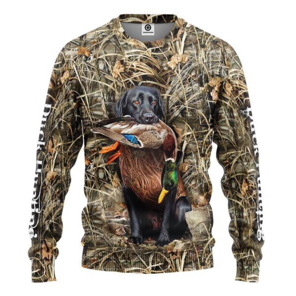 Gearhuman 3D Duck Hunting Custom Tshirt Hoodie Apparel GB18112 3D Apparel Long Sleeve S