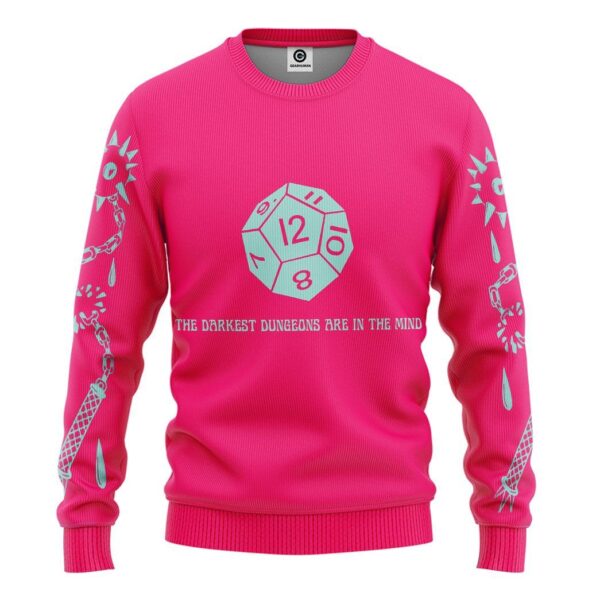 Gearhuman 3D Dungeon Master Custom Tshirt Hoodie Apparel CR17122 3D Apparel Long Sleeve S