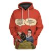 Gearhuman 3D Dwight You Ignorant Slut Custom Hoodie Apparel GW27046 3D Custom Fleece Hoodies Hoodie S