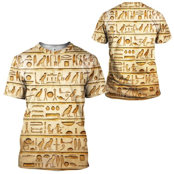 Gearhuman 3D Egypt Pattern Custom Tshirt Hoodie Apparel GK06012 3D Apparel
