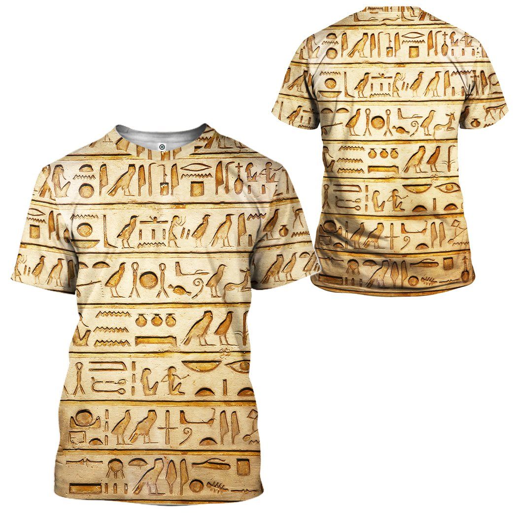 Gearhuman 3D Egypt Pattern Custom Tshirt Hoodie Apparel GK06012 3D Apparel