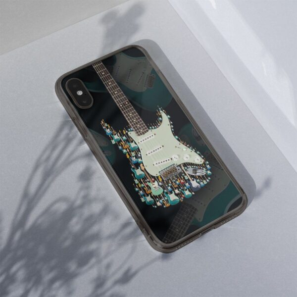 Gearhuman 3D Electric Guitar Custom Phone Case GV05117 Glass Phone Case 