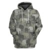 Gearhuman 3D Elephants Camo Custom Tshirt Hoodie Apparel GV08127 3D Apparel Hoodie S