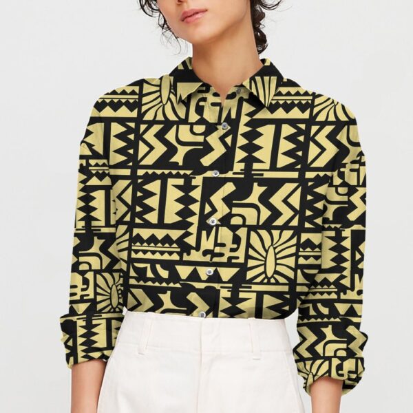 Gearhuman 3D Eleven Battle Uniform Linen Shirt For Woman GC02102 Linen Shirt 