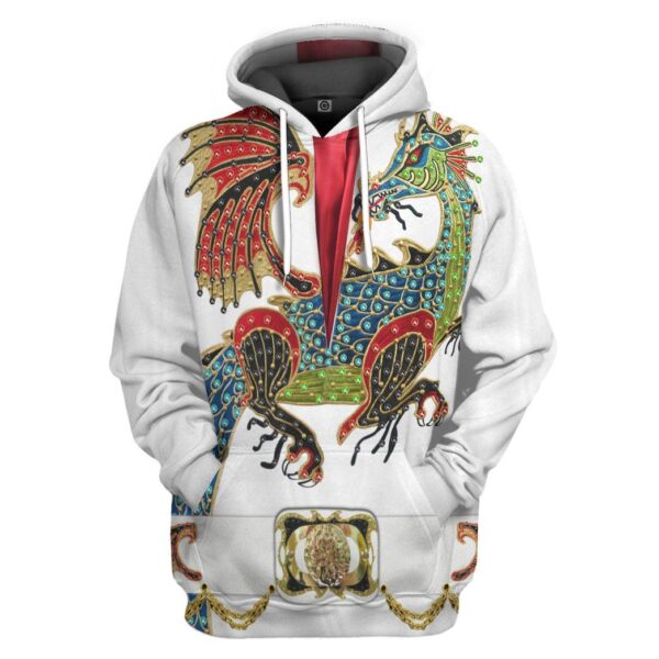 Gearhuman 3D ELV PRL Dragon Jumpsuit Custom Tshirt Hoodie Apparel GW1106218 3D Apparel Hoodie S