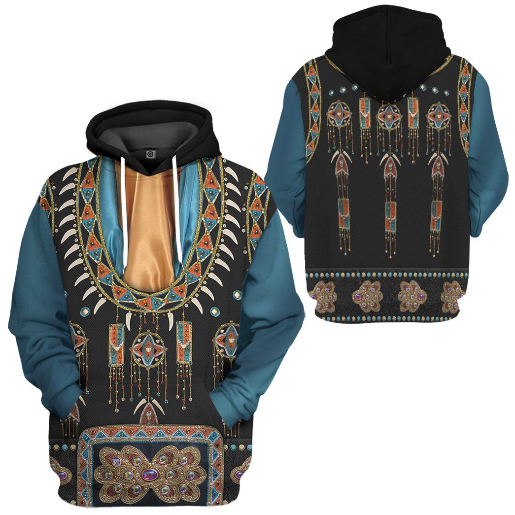 Gearhuman 3D Elvis Presley Alpine Suit Custom Hoodie Apparel GV030934 3D Custom Fleece Hoodies