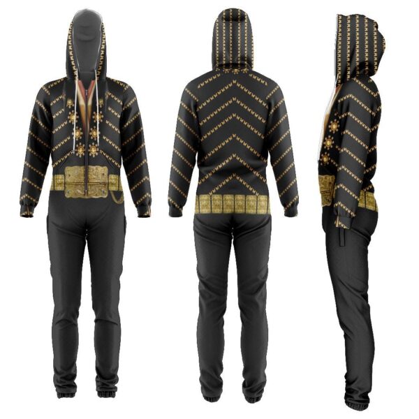 Gearhuman 3D Elvis Presley Black Jumpsuit GV27015 Jumpsuit Jumpsuit S