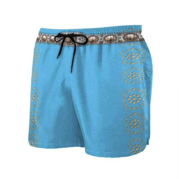 Gearhuman 3D Elvis Presley Custom Beach Shorts Swim Trunks GL210834 Men Shorts