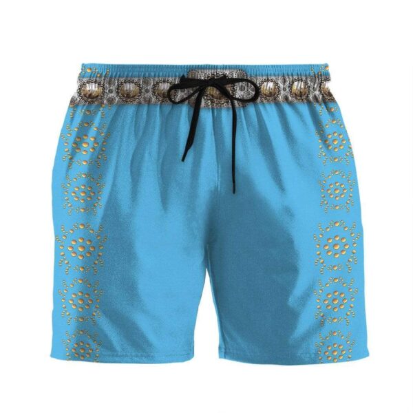 Gearhuman 3D Elvis Presley Custom Beach Shorts Swim Trunks GL210834 Men Shorts Men Shorts S 