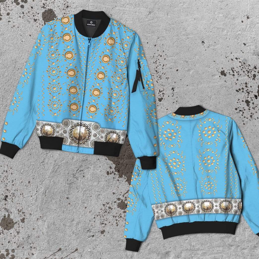 Gearhuman 3D Elvis Presley Custom Bomber Jacket Apparel GL210836 bomber