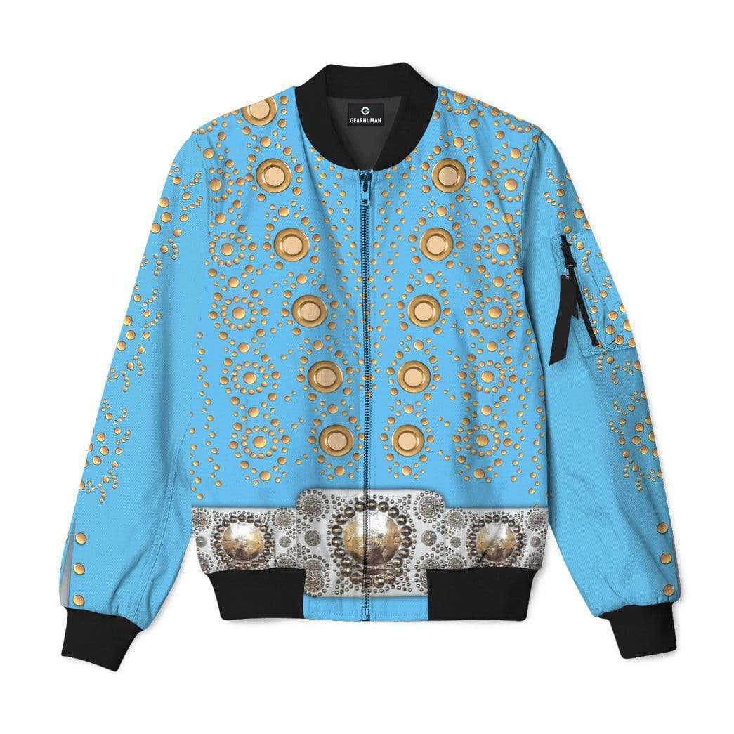 Gearhuman 3D Elvis Presley Custom Bomber Jacket Apparel GL210836 bomber Jacket Bomber S