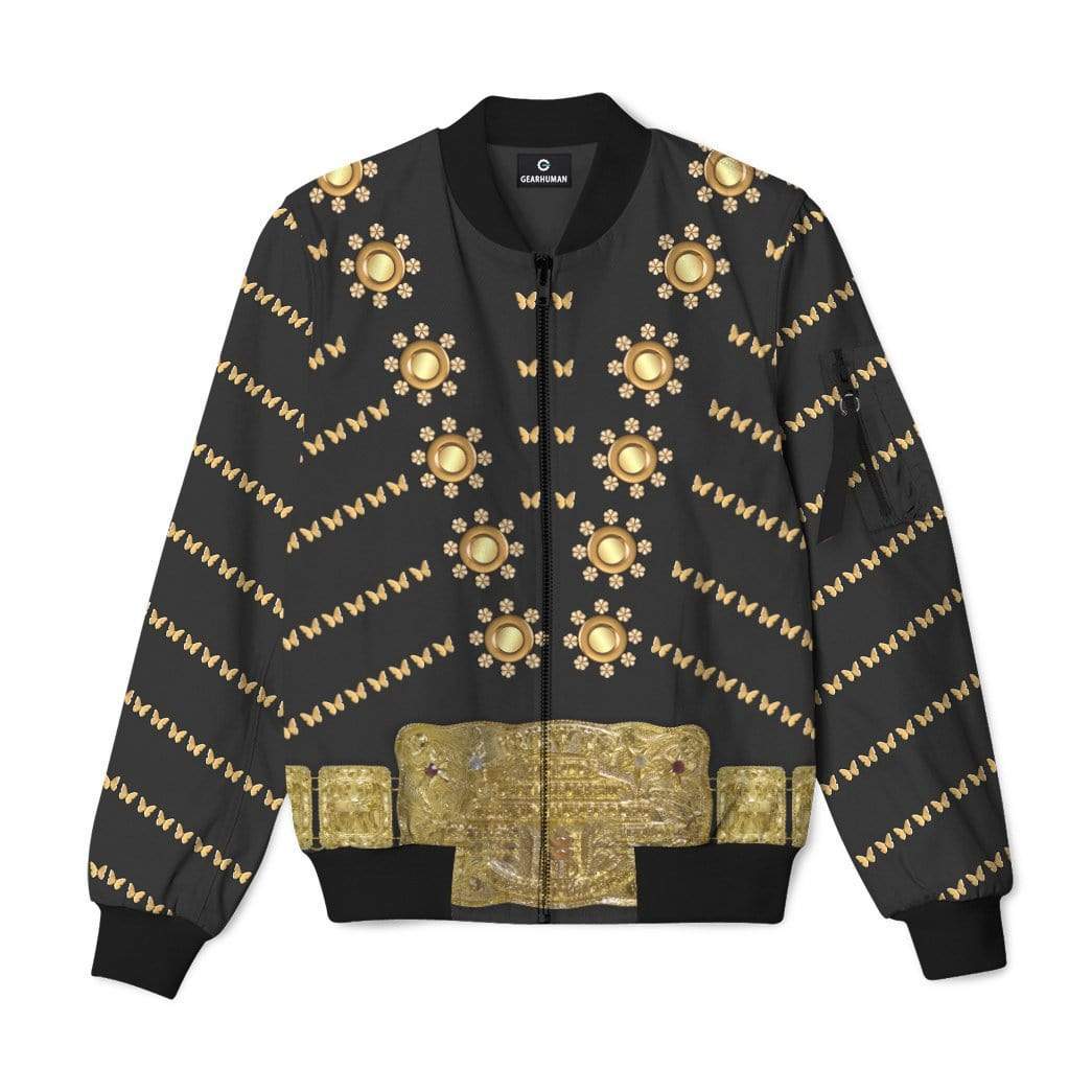 Gearhuman 3D Elvis Presley Custom Bomber Jacket Apparel GL210838 bomber Jacket Bomber S