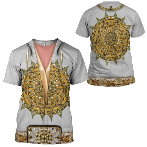 Gearhuman 3D Elvis Presley Custom Tshirt Apparel GL17082 3D T-shirt 