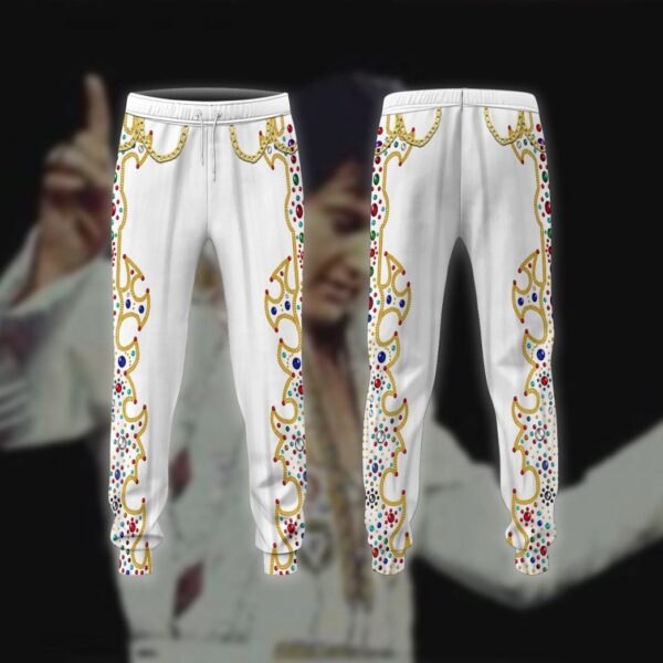 Gearhuman 3D EP Elvis Presley Suit Custom Sweatpants GV211016 Sweatpants 