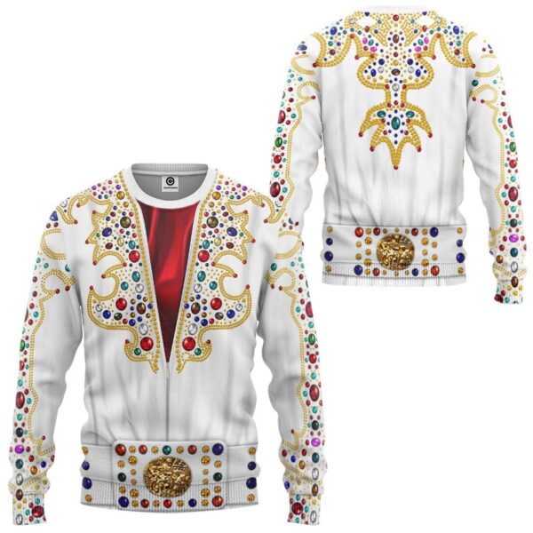 Gearhuman 3D EP Elvis Presley Suit Custom Tshirt Hoodie Apparel GV211015 3D Apparel