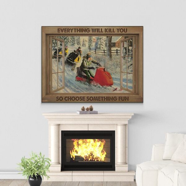 Gearhuman 3D Everything Will Kill You Canvas GK25024 Canvas