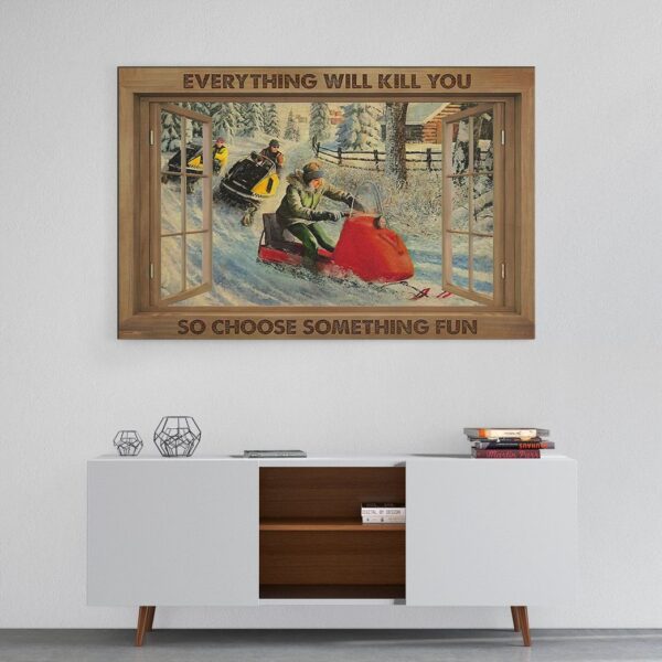 Gearhuman 3D Everything Will Kill You Canvas GK25024 Canvas