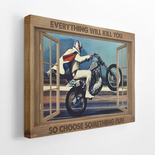 Gearhuman 3D Everything Will Kill You Racing Canvas GK25025 Canvas
