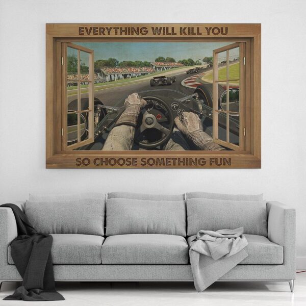 Gearhuman 3D Everything Will Kill You Racing GK25027 Canvas