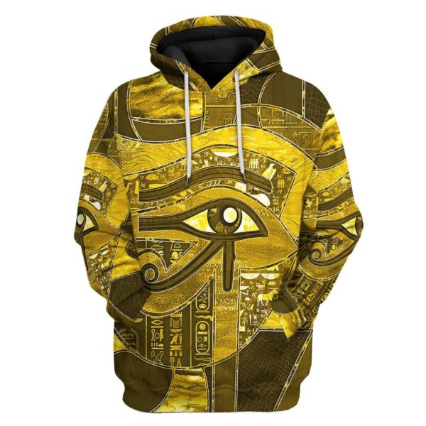 Gearhuman 3D Eyes Of Ra Custom Tshirt Hoodie Apparel GW06018 3D Apparel Hoodie S 