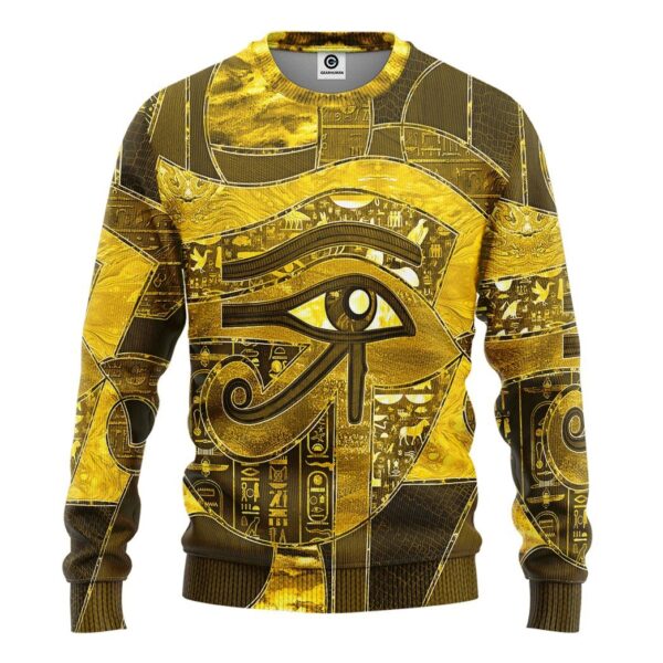 Gearhuman 3D Eyes Of Ra Custom Tshirt Hoodie Apparel GW06018 3D Apparel Long Sleeve S 