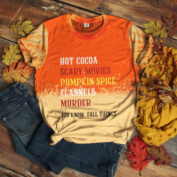 Gearhuman 3D Fall Things Custom Tshirt Apparel GW29097 3D T-shirt